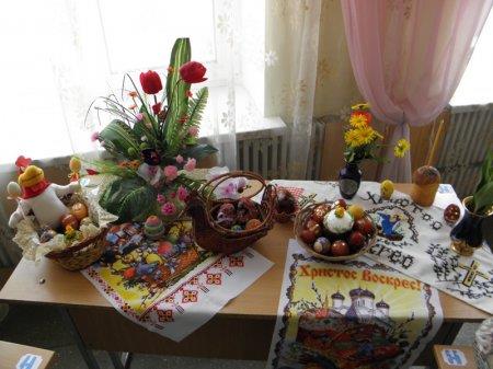 Виставка пасхальних композицій в колегіумі
