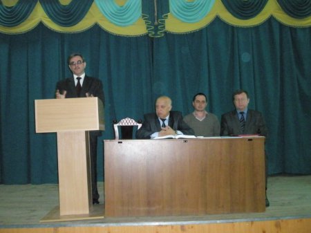 Зустріч учнів 11 класів з ректором Національного університету водного господарства та природокористування