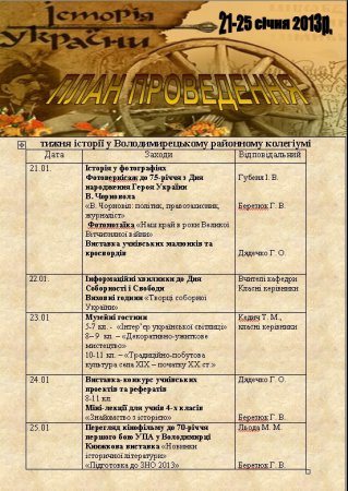 Тиждень суспільних дисциплін