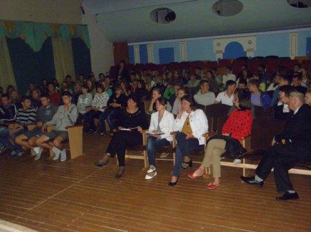 Зустріч директора колегіуму з учнями, які проживають у гуртожитку