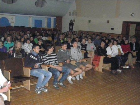 Зустріч директора колегіуму з учнями, які проживають у гуртожитку