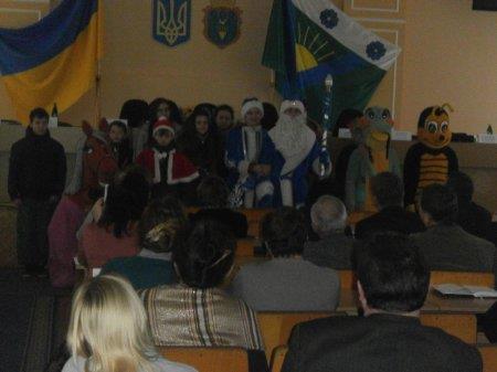 Новорічні привітання для організацій селища