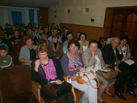 Зустріч директора колегіуму з учнями, які проживають у гуртожитках