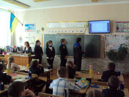 Знайомство першокласників з Європою
