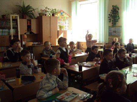 Знайомство першокласників з Європою
