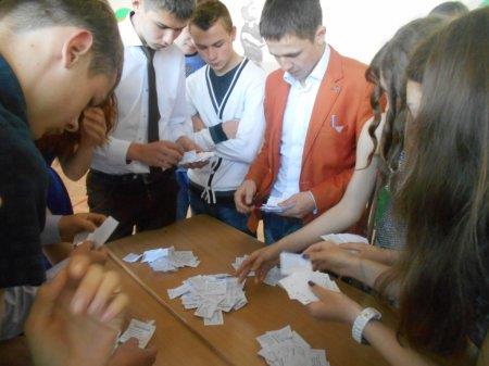 Вибори голови Шкільного уряду у Володимирецькому колегіумі