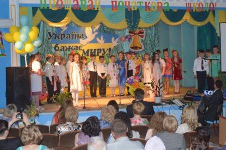 Прощання учнів 4-х класів з початковою школою