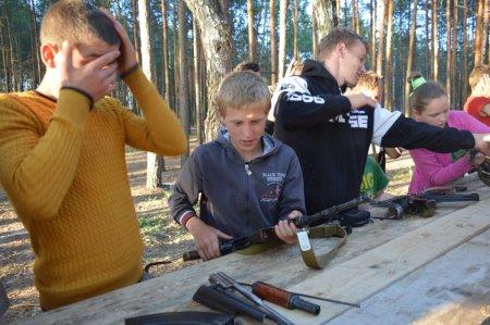 Показовий виступ учнів військово-спортивного профілю
