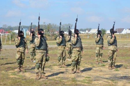 Посвята у члени військово-патріотичного об'єднання "Захисник України"