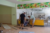 Ремонт шкільної їдальні підходить до завершення...