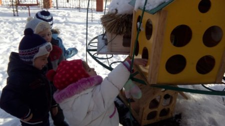 « З гостинцями до годівнички»