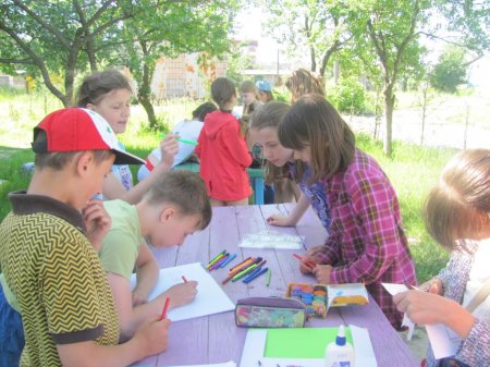 Перший день роботи табору "Юніор"