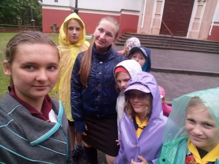 Пластуни на Всеукраїнському таборі.