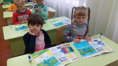 У старшій групі «Бджілки» проведено заняття з аплікації.