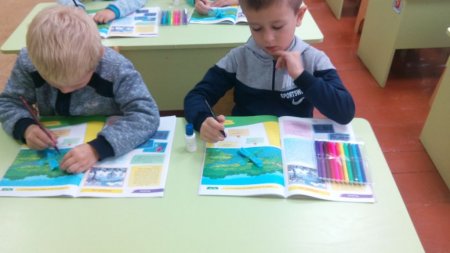 У старшій групі «Бджілки» проведено заняття з аплікації.