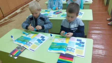 У старшій групі «Бджілки» проведено заняття з аплікації.
