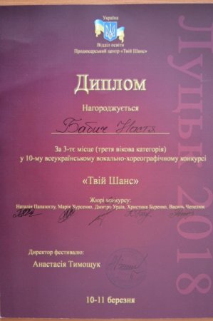 Твій шанс