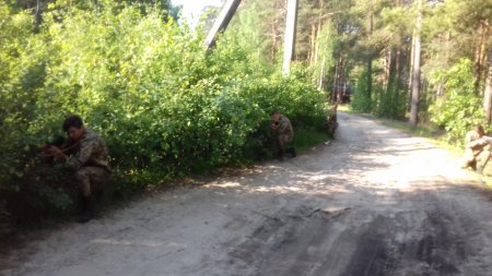 Навчально-польові збори: третій день