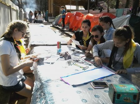 ДРУГИЙ ДЕНЬ РОБОТИ НАМЕТОВОГО ТАБОРУ "ПОЛІГЛОТ" ДЛЯ УЧНІВ 5-8 КЛАСІВ
