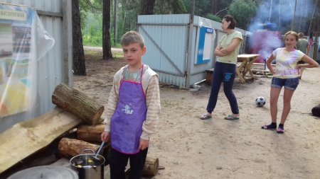 Перший день пластового табору
