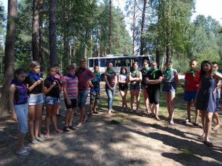 Перший день роботи літнього наметового  англомовного табору "Поліглот" для учнів 5-9 класів