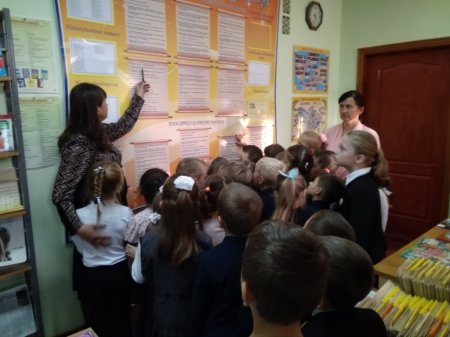 Екскурсія до шкільної бібліотеки