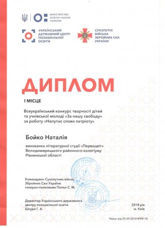 ВІТАЄМО!