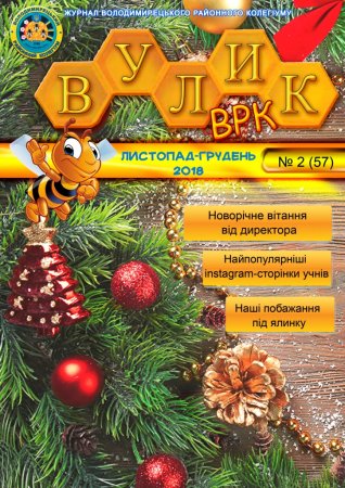 Журнал "Вулик ВРК" листопад-грудень 2018 року