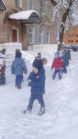 Проведення зимових прогулянок у дошкільних групах "Вулик"