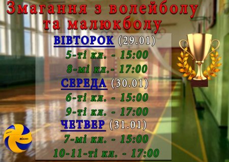 Змагання з волейболу