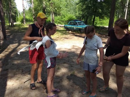 ЧЕТВЕРТИЙ ДЕНЬ РОБОТИ НАМЕТОВОГО ТАБОРУ "ПОЛІГЛОТ" ДЛЯ УЧНІВ 7-8 КЛАСІВ
