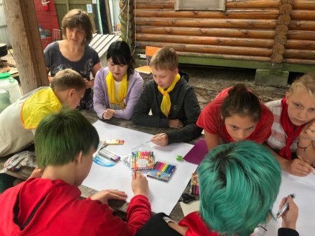 ДРУГИЙ ДЕНЬ РОБОТИ НАМЕТОВОГО ТАБОРУ "ПОЛІГЛОТ" 