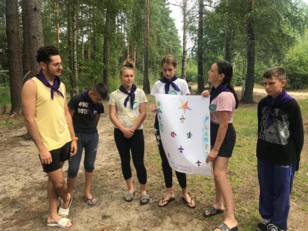 ДРУГИЙ ДЕНЬ РОБОТИ НАМЕТОВОГО ТАБОРУ "ПОЛІГЛОТ" 