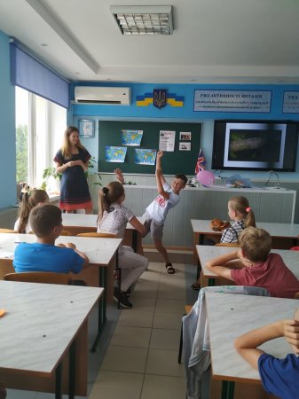 Другий день роботи пришкільного англомовного табору GoCamp