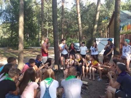 СЬОМИЙ ДЕНЬ РОБОТИ НАМЕТОВОГО ТАБОРУ "ПОЛІГЛОТ"