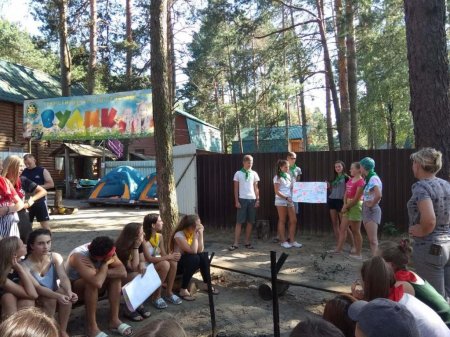 ВОСЬМИЙ  ДЕНЬ РОБОТИ НАМЕТОВОГО ТАБОРУ "ПОЛІГЛОТ"