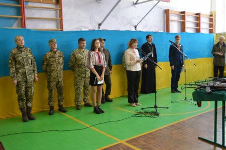 Посвята в учні військово-спортивного профілю
