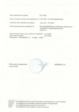 Статут і документи