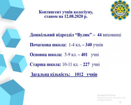 Звіт керівника в онлайн-режимі за 2019-2020 н.р.