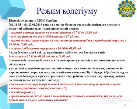 Звіт керівника в онлайн-режимі за 2019-2020 н.р.