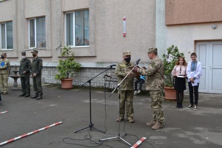 Посвята в учні військово-спортивного профілю