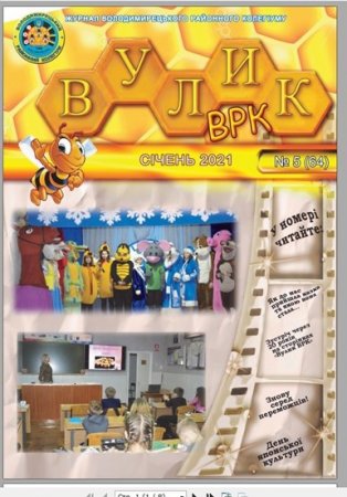 ЖУРНАЛ "ВУЛИК ВРК" січень  2021 РОКУ
