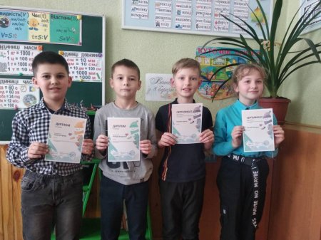 Участь у Всеукраїнській інтернет-олімпіаді