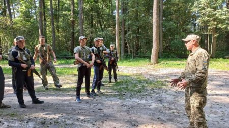 Другий  день навчально-польових зборів