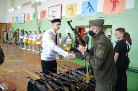 Посвята в учні  військово-спортивного профілю