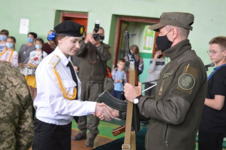 Посвята в учні  військово-спортивного профілю