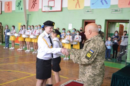 Посвята в учні  військово-спортивного профілю