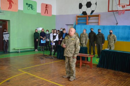 Посвята в учні  військово-спортивного профілю