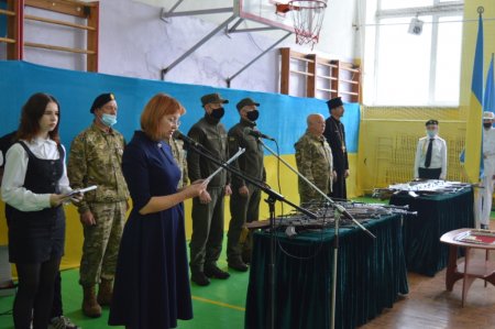 Посвята в учні  військово-спортивного профілю