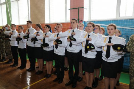 Посвята в учні  військово-спортивного профілю